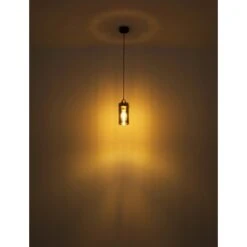 Globo Pendelleuchte Fanni 1-flammig Schwarz Matt-Rauchfarben 100 X 1200 Mm -Globo Deutschland Verkaufsgeschäft 9007371439614 3749 S 03