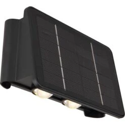 Globo LED-Solarleuchte Schwarz 17 Cm X 10,8 Cm X 6,4 Cm