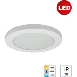 LED-Panel 8inOne Auf- Und Unterputz 18 W Ø 23 Cm Farbwechsel Weiß -Globo Deutschland Verkaufsgeschäft 9008954161526 3696 1