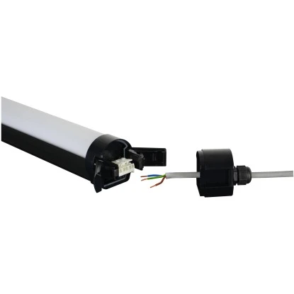 LED-Wannenleuchte Pro IP65 36 W Schwarz Länge 113 Cm 4 LED-Wannenleuchte Pro IP65 36 W Schwarz Länge 113 Cm – Bild 4