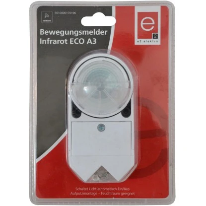 Infrarot-Feuchtraum-Bewegungsmelder Eco A3 IP44 Erfassungswinkel 360° Weiß 3 Infrarot-Feuchtraum-Bewegungsmelder Eco A3 IP44 Erfassungswinkel 360° Weiß – Bild 3