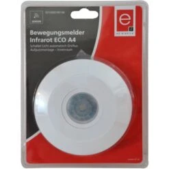 Infrarot-Bewegungsmelder Eco A4 IP20 Erfassungswinkel 360° Weiß