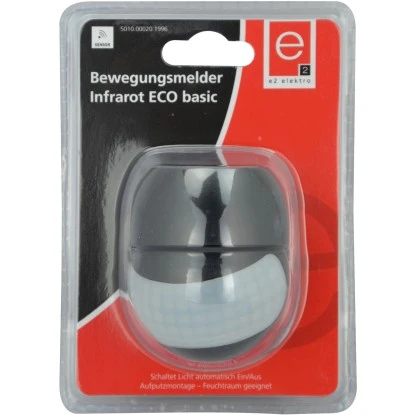 Infrarot-Feuchtraum-Bewegungsmelder Eco Basic IP44 Erfassungswinkel 180° Schwarz 3 Infrarot-Feuchtraum-Bewegungsmelder Eco Basic IP44 Erfassungswinkel 180° Schwarz – Bild 3
