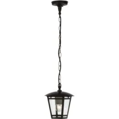 Brilliant Außen-Pendelleuchte Jason Schwarz