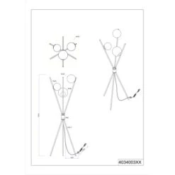 Trio Leuchten Stehlampe Lance Schwarz Matt -Globo Deutschland Verkaufsgeschäft 934470 PDB 10