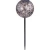 Globo LED-Solaraußenleuchte Kugel Dekogeflecht Silber 54 Cm X 18,5 Cm X 18,5 Cm