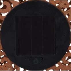 Globo LED-Solaraußenleuchte Kugel Dekogeflecht Rost 54 Cm X 18,5 Cm X 18,5 Cm -Globo Deutschland Verkaufsgeschäft 934909 3749 3