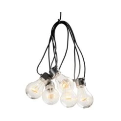 LED-Lichterkette Für Außen 5 Klare Birnen Batteriebetrieben -Globo Deutschland Verkaufsgeschäft 9475021 1533 4