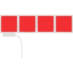 Wofi LED-Lichtkacheln Basis-Set 4er Mit RGB Farbwechsel -Globo Deutschland Verkaufsgeschäft 9530817 06