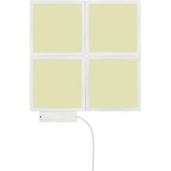 Wofi LED-Lichtkacheln Basis-Set 4er Mit RGB Farbwechsel -Globo Deutschland Verkaufsgeschäft 9530817 12