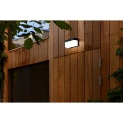 Lutec LED-Solar-Wandleuchte Fran Connect 800 Lm 9,1 X 7,9 X 18 Cm Schwarz -Globo Deutschland Verkaufsgeschäft 956164 3746 3