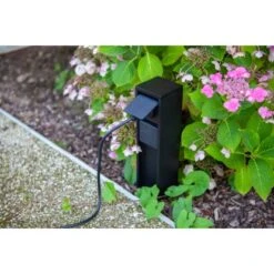 Lutec Stromverteiler Mains Schwarz -Globo Deutschland Verkaufsgeschäft 958584 3746 05