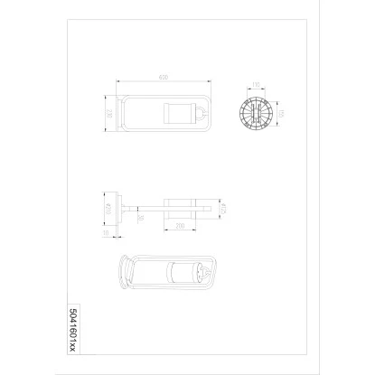 Trio Außenwegeleuchte Sambesi Anthrazit 3 Trio Außenwegeleuchte Sambesi Anthrazit – Bild 3