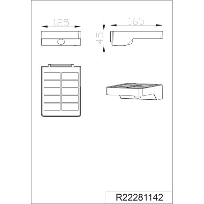Trio LED-Außenwandleuchte Fomosa Mit Solarmodul Anthrazit 2 Trio LED-Außenwandleuchte Fomosa Mit Solarmodul Anthrazit – Bild 2