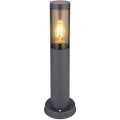 Globo Außenleuchte Boston Edelstahl Anthrazit 45 Cm