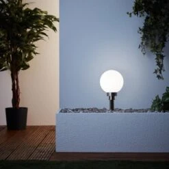 Brilliant LED-Außenspießleuchte Thore Weiß 8 W 51 X 20 X 20 Cm 16 Brilliant LED-Außenspießleuchte Thore Weiß 8 W 51 X 20 X 20 Cm -Globo Deutschland Verkaufsgeschäft 973456 4731 03