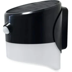 Luceco LED-Solar Wandlaterne Mit Bewegungsmelder Schwarz -Globo Deutschland Verkaufsgeschäft chte aussen sw 200 lumen 1