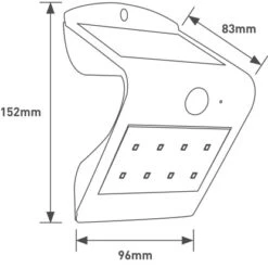 LED Solar Außenleuchte Butterfly Mit Sensor 1,5 W 220 Lm 6500 K Weiß 23 LED Solar Außenleuchte Butterfly Mit Sensor 1,5 W 220 Lm 6500 K Weiß -Globo Deutschland Verkaufsgeschäft euchte aussen ws 200 lumen