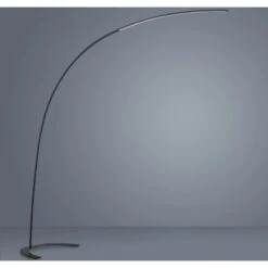 Trio LED-Stehleuchte Bogen Shanghai Schwarz